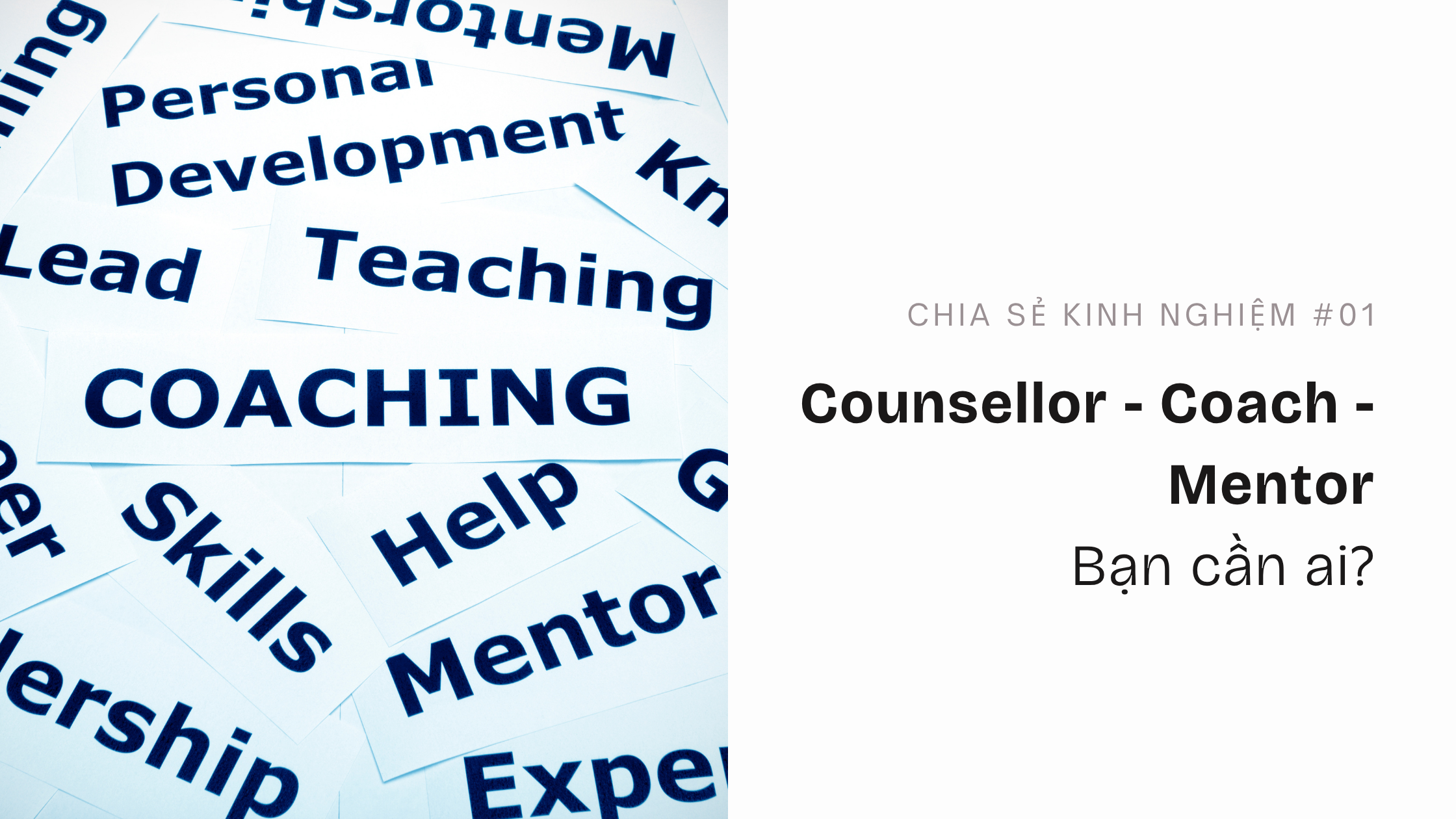 Career Counsellor, Career Coach hay Career Mentor — bạn đang cần ai?